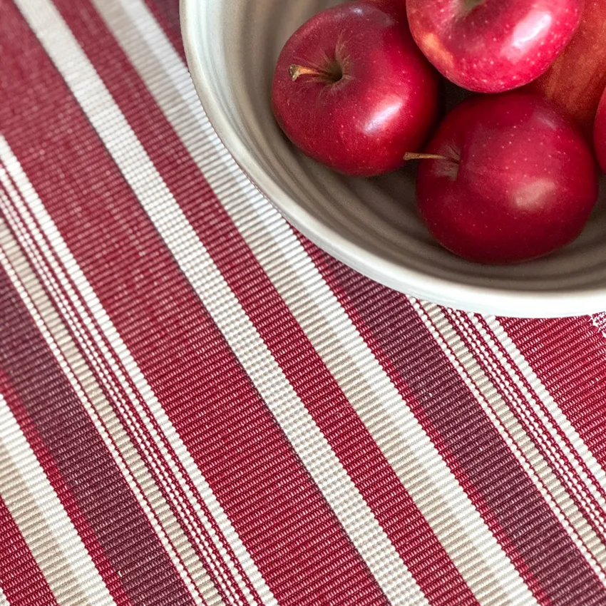 Riciclato Runner Ruben, Rosso scuro/Lino