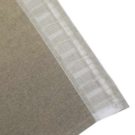 Återvunnen Gardinlängd 2-pack Elin, Sand/Svart