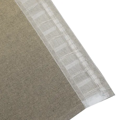 Återvunnen Gardinlängd 2-pack Elin, Sand/Svart