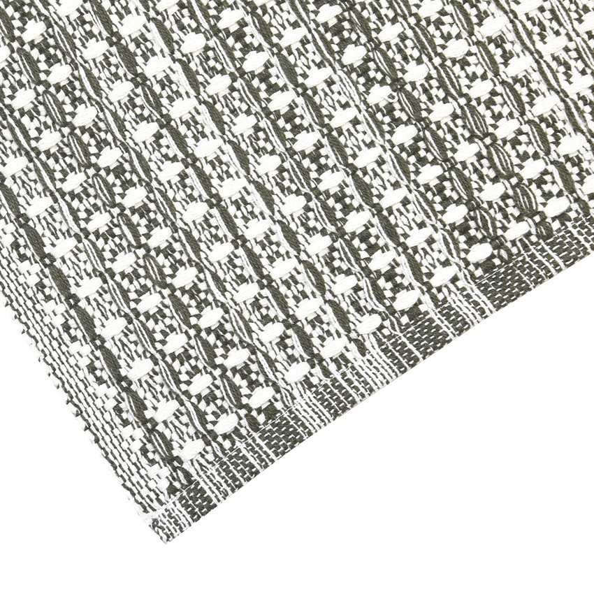 Återvunnen Löpare Björn, Olivgrön/Beige