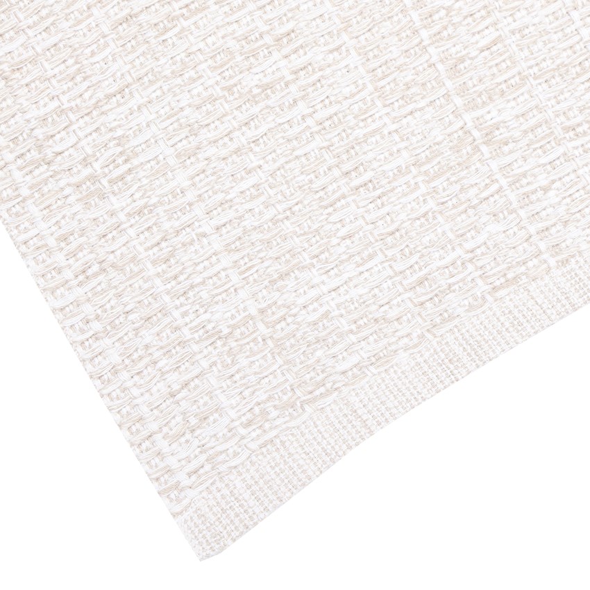 Återvunnen Tablett 2-pack Sandra, Linne/Beige/Vit