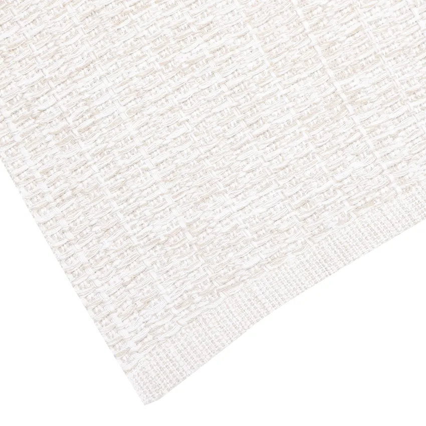 Återvunnen löpare Sandra, Linne/Beige/Vit