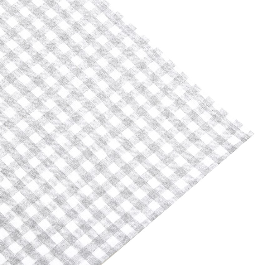 Återvunnen Kökshandduk 2-pack Bella, Ljusgrå/Vit