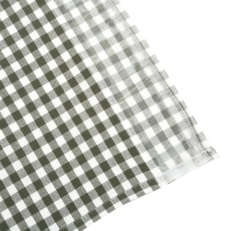 Återvunnen Gardinkappa Bella, Olivgrön/Beige