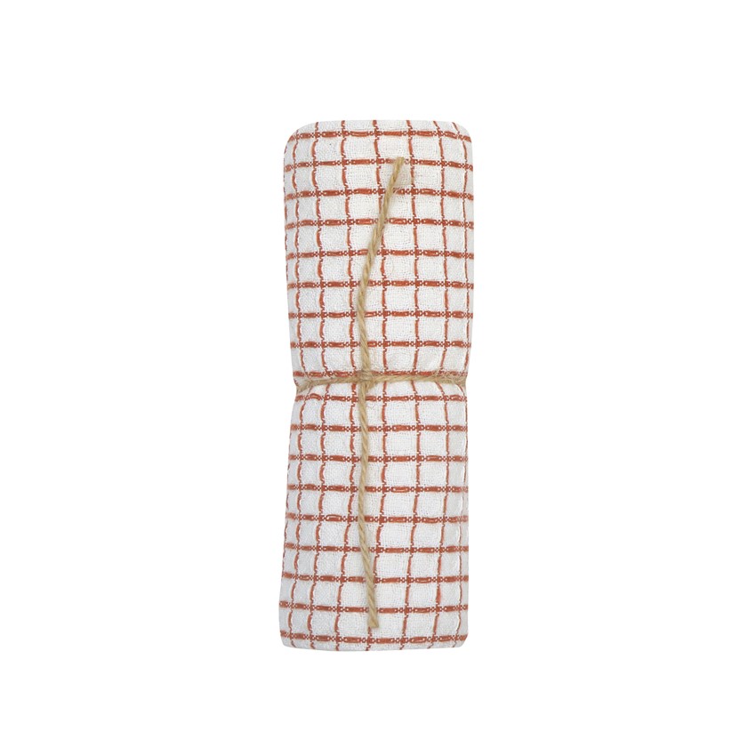 Återvunnen Kökshandduk Freddy, Beige/Rost