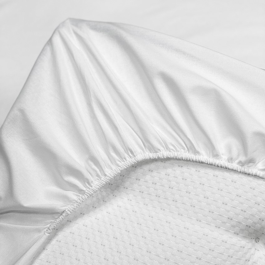 Dra-på-lakan Classic, Vit