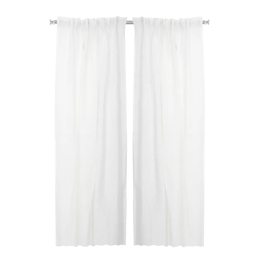 Gardinlängd 2-pack Linus, Off-White