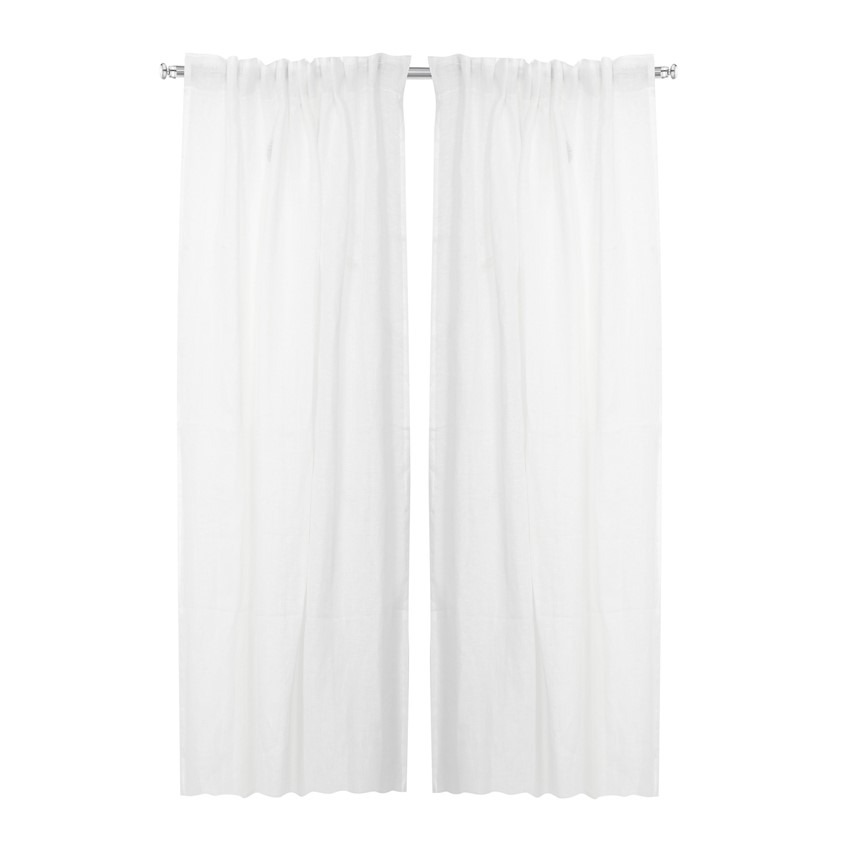 Gardinlängd 2-pack Linus, Off-White