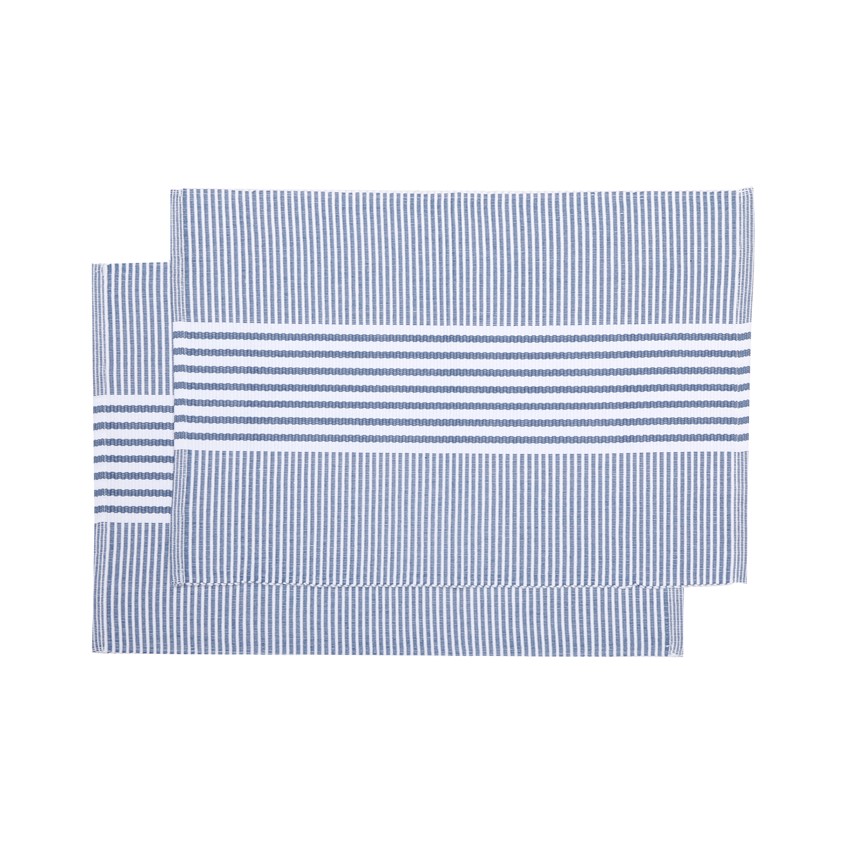 Återvunnen Tablett 2-pack Isa, Gråblå/Vit