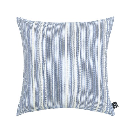 Återvunnet Kuddfodral Ebba, Blå/Beige