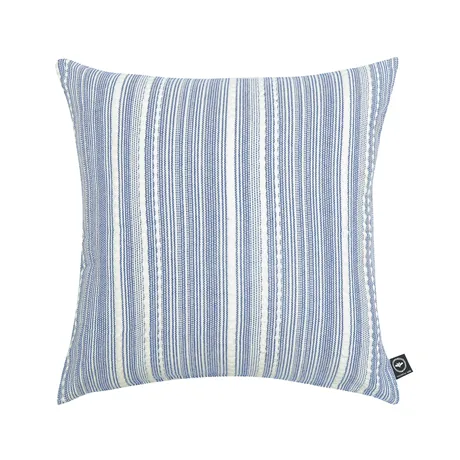Återvunnet Kuddfodral Ebba, Blå/Beige