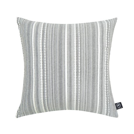 Återvunnet Kuddfodral Ebba, Mörkgrå/Beige