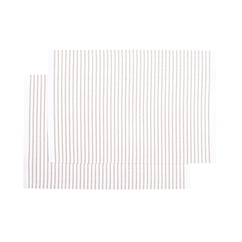 Återvunnen Tablett 2-pack Tyra, Vit/Sand