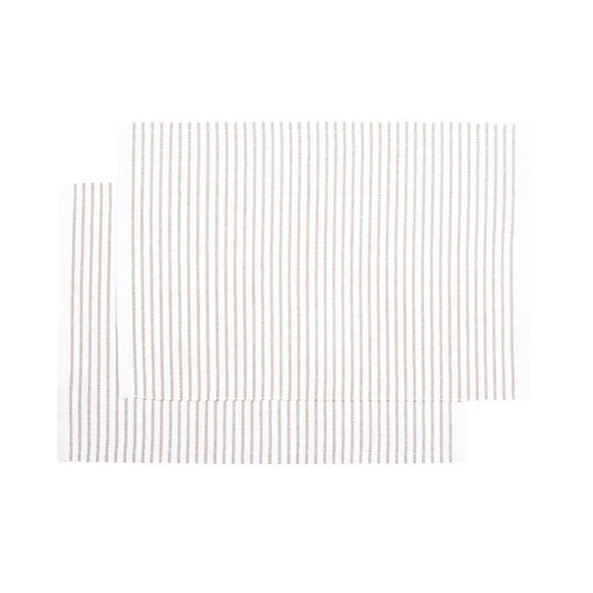Återvunnen Tablett 2-pack Tyra, Vit/Sand