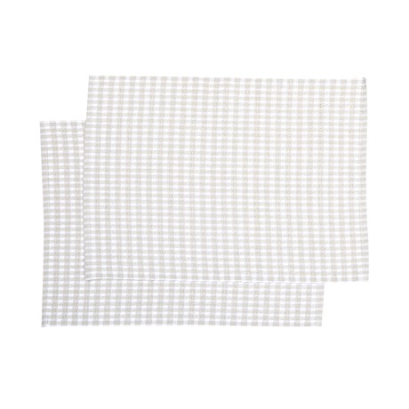Återvunnen Tablett 2-pack Cleo, Linne/Vit