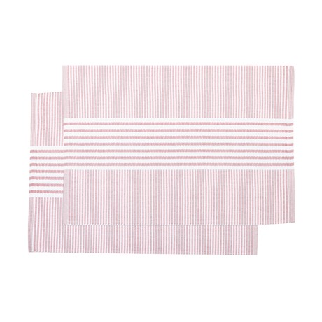 Återvunnen Tablett 2-pack Isa, Ljusrosa/Vit