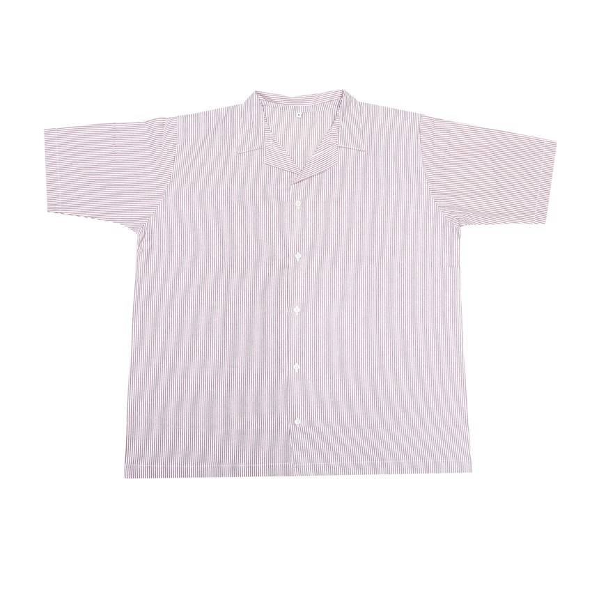 Pyjamasset 2-dels Runmarö, Kort, Mörkrosa/Vit