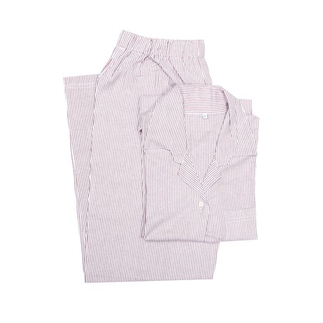 Pyjamasset 2-dels Runmarö, Mörkrosa/Vit