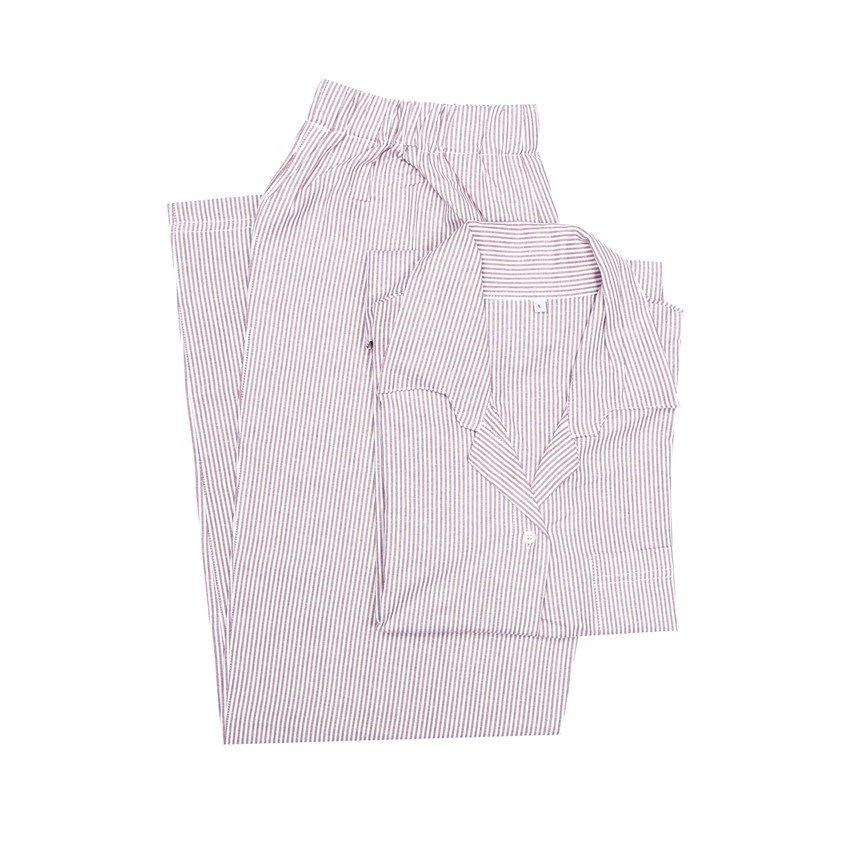 Pyjamasset 2-dels Runmarö, Mörkrosa/Vit