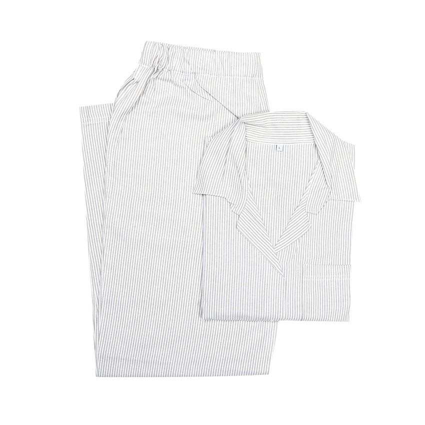 Pyjamasset 2-dels Runmarö, Linne/Vit