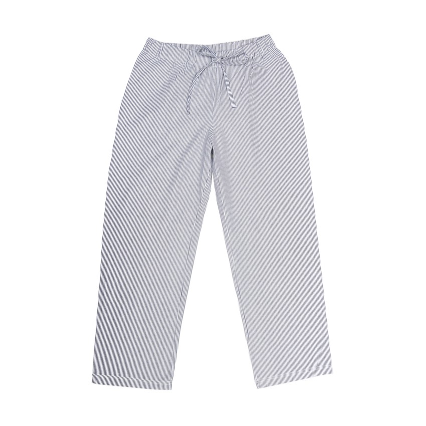 Pyjamasbyxor Runmarö, Marinblå/Vit