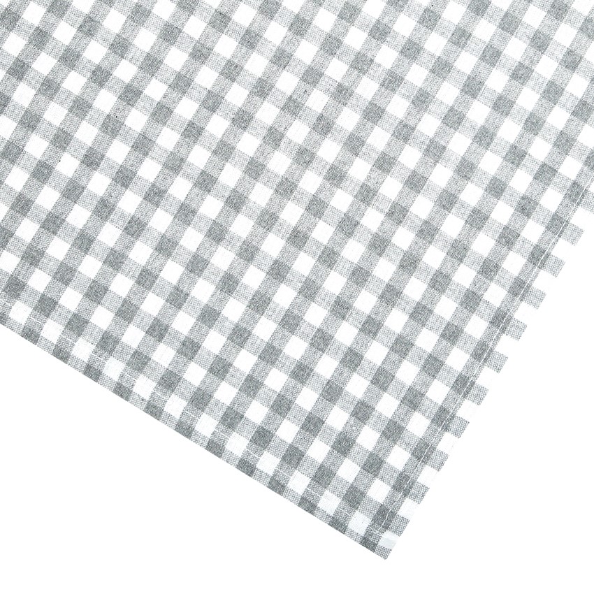 Återvunnen Kökshandduk 2-pack Liam, Grå/Vit