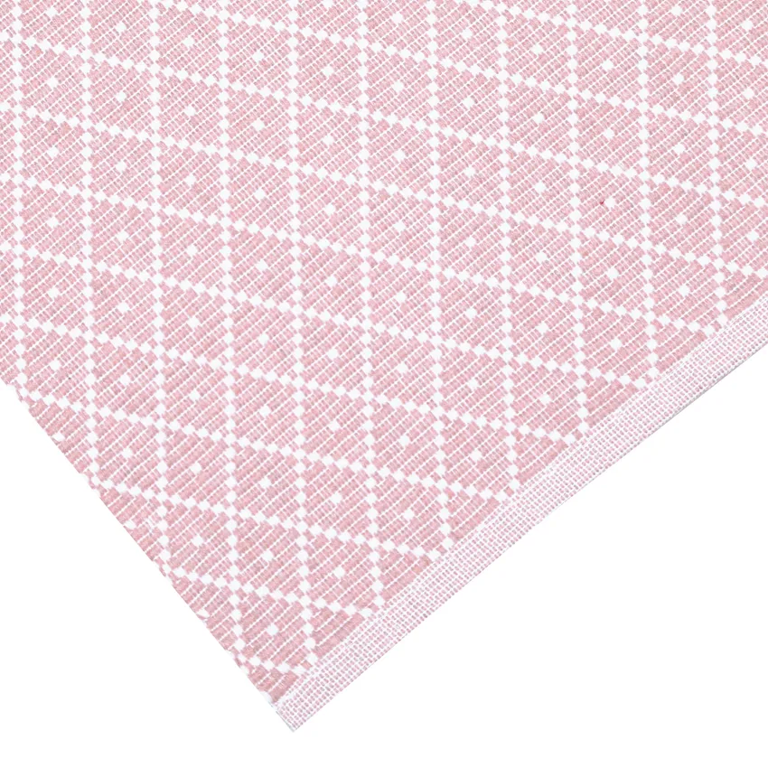 Återvunnen Tablett 2-pack Ella, Ljusrosa/Vit