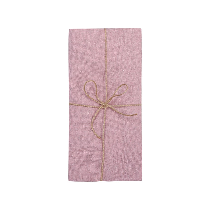 Återvunnen Servett 2-pack Elin, Ljusrosa