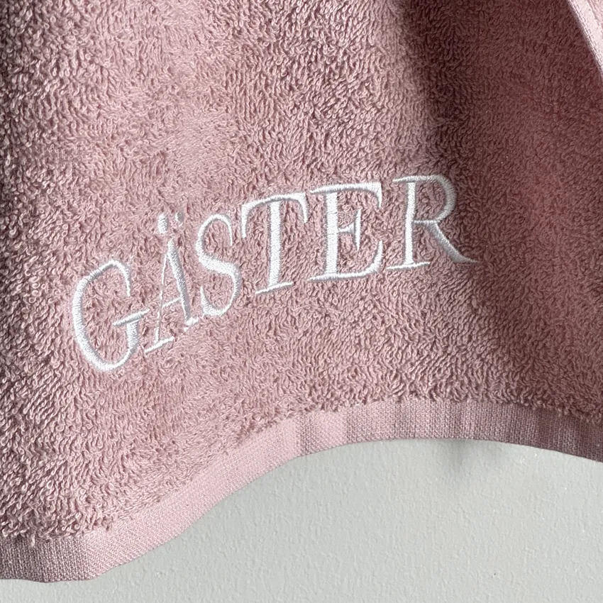 Gästhandduk Gäster, Rosa