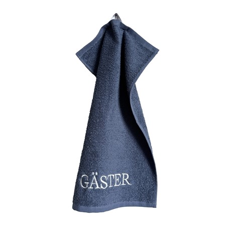 Gästhandduk Gäster, Mörkblå