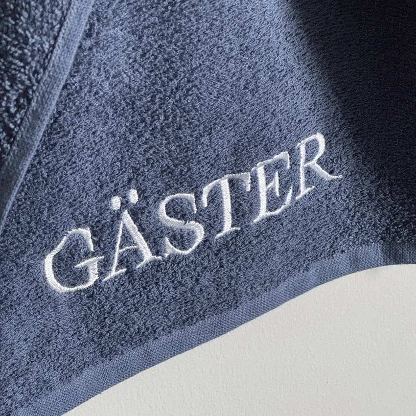 Gästhandduk Gäster, Mörkblå