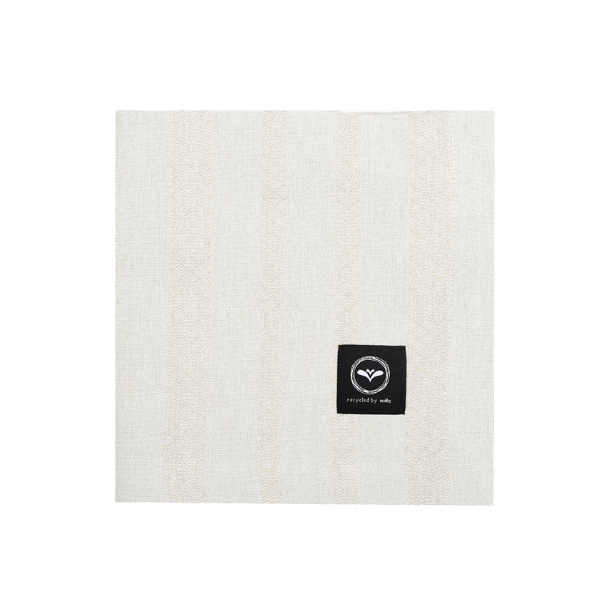 Återvunnen Duk Molly, Linne/Vit