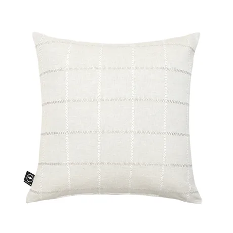 Återvunnet Kuddfodral Nora, Linne/Beige