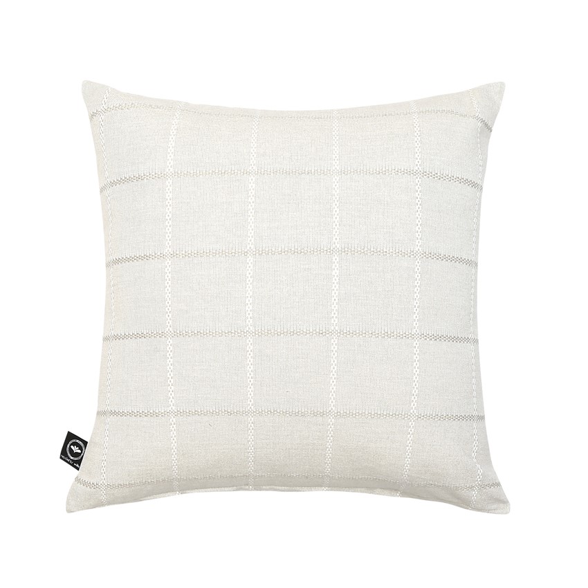 Återvunnet Kuddfodral Nora, Linne/Beige