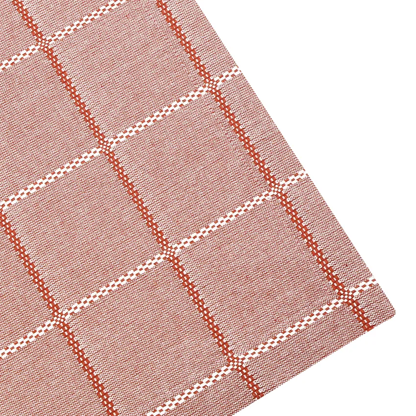 Återvunnen Duk Nora, Rost/Beige