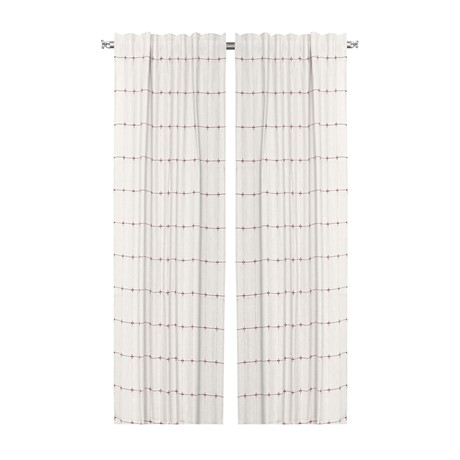 Återvunnen Gardinlängd 2-pack Mia, Linne