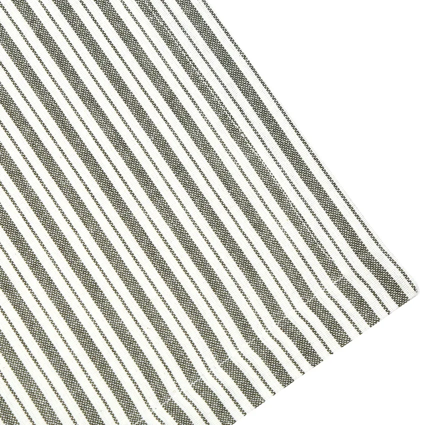 Återvunnen Gardinlängd 2-pack Alf, Olivgrön/Beige