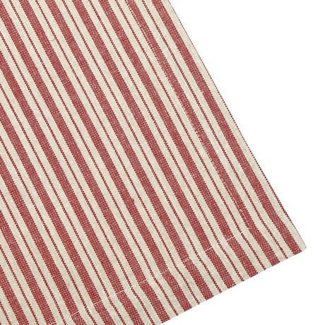 Återvunnen Gardinlängd 2-pack Alf, Mörkröd/Linne