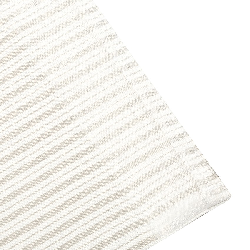 Återvunnen Gardinlängd 2-pack Alf, Linne/Beige