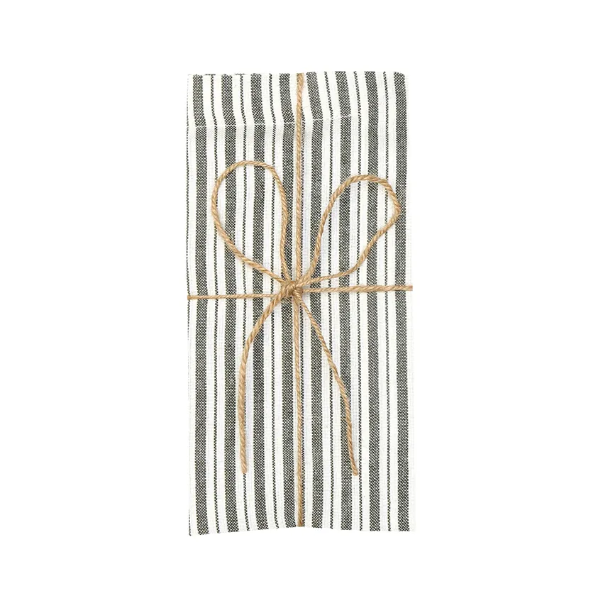 Återvunnen Servett 2-pack Alf, Olivgrön/Beige