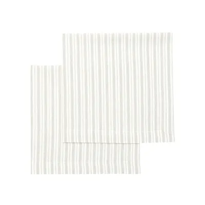 Återvunnen Servett 2-pack Alf, Linne/Beige