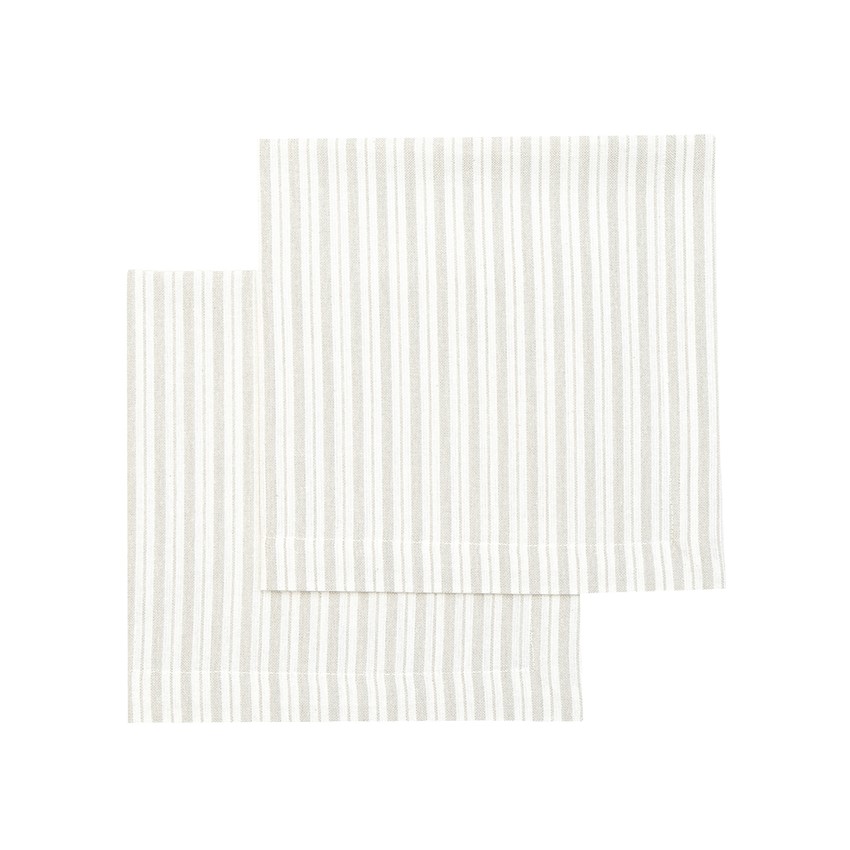 Återvunnen Servett 2-pack Alf, Linne/Beige