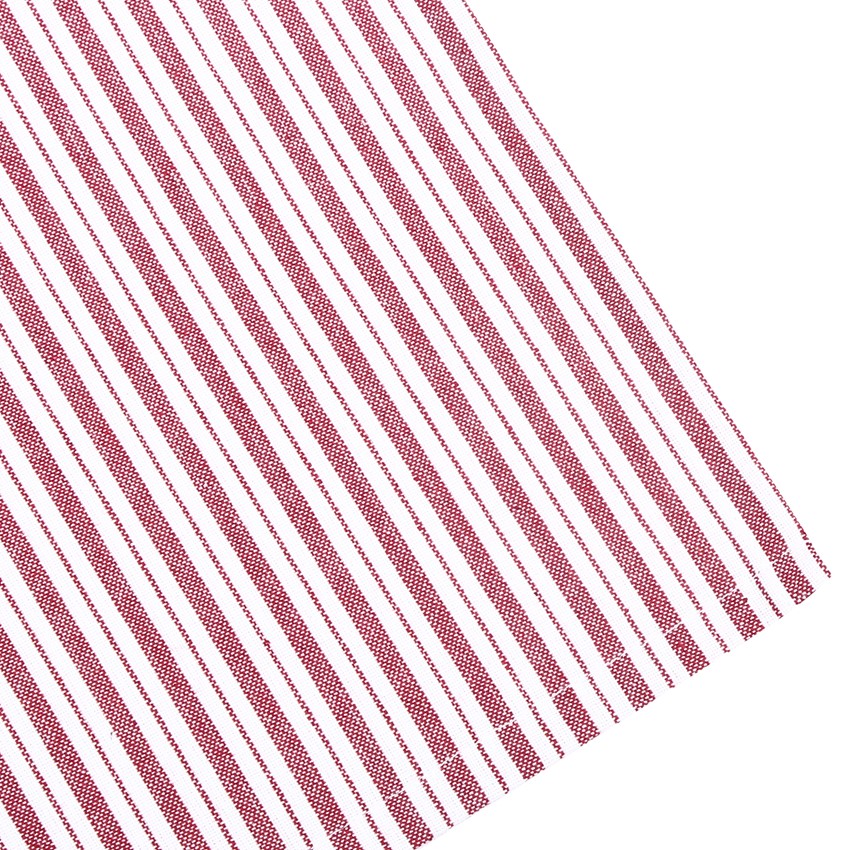 Återvunnen Metervara Alf, Mörkröd/Vit