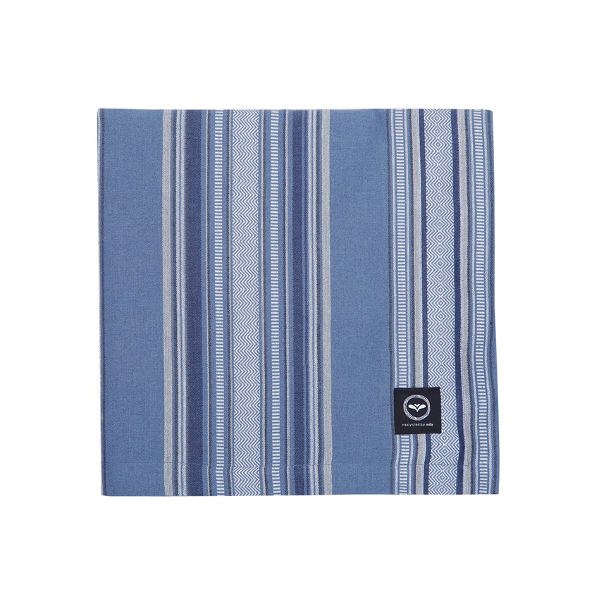 Återvunnen Duk Boda, Gråblå/Mörkblå