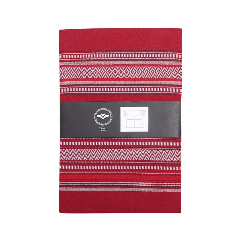 Återvunnen Gardinkappa Boda, Mörkröd/Röd