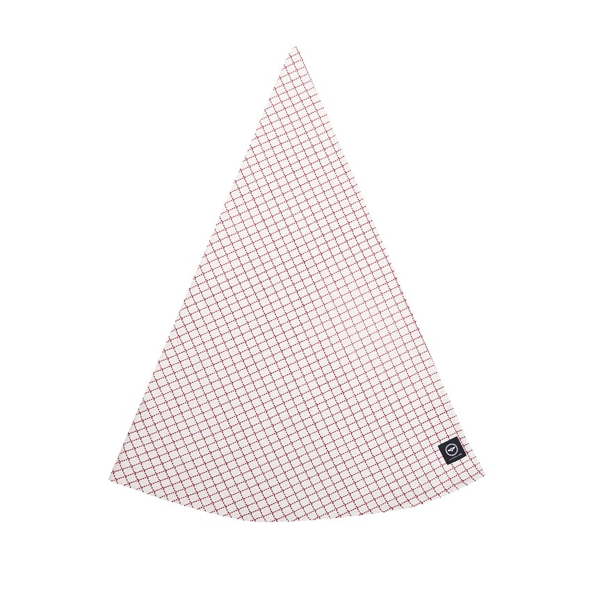 Återvunnen Rund Duk Lova, Linne/Mörkröd