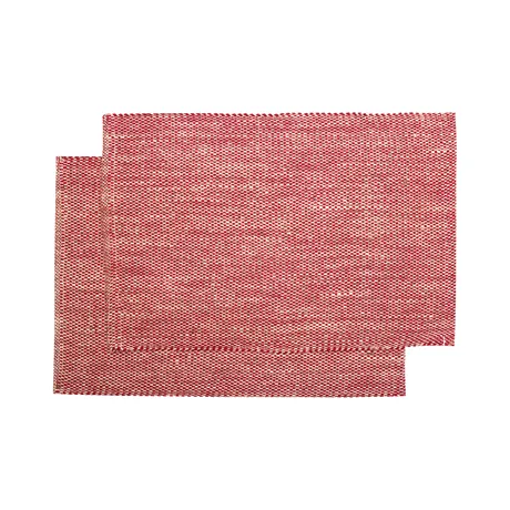 Tablett 2-pack Julle, Mörkröd/Jute