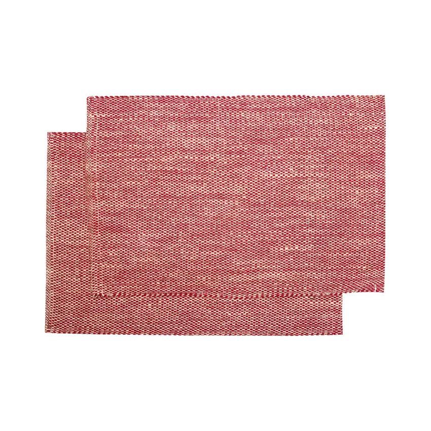 Tablett 2-pack Julle, Mörkröd/Jute