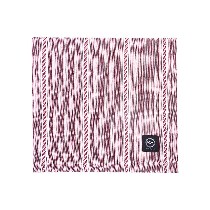 Återvunnen Duk Britta, Mörkröd/Beige