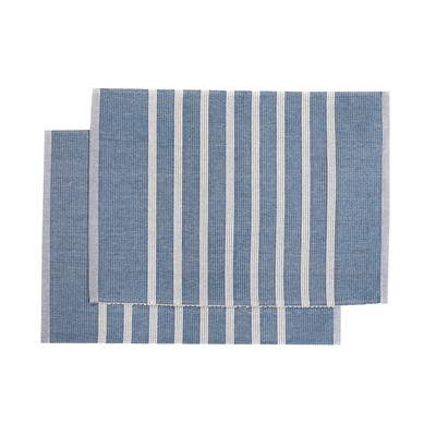 Återvunnen Tablett 2-pack Sigrid, Gråblå/Linne